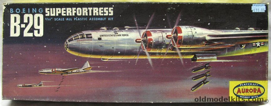 Aurora 1/76 Boeing B-29 Superfortress - Playcraft Issue, 372 plastic model kit